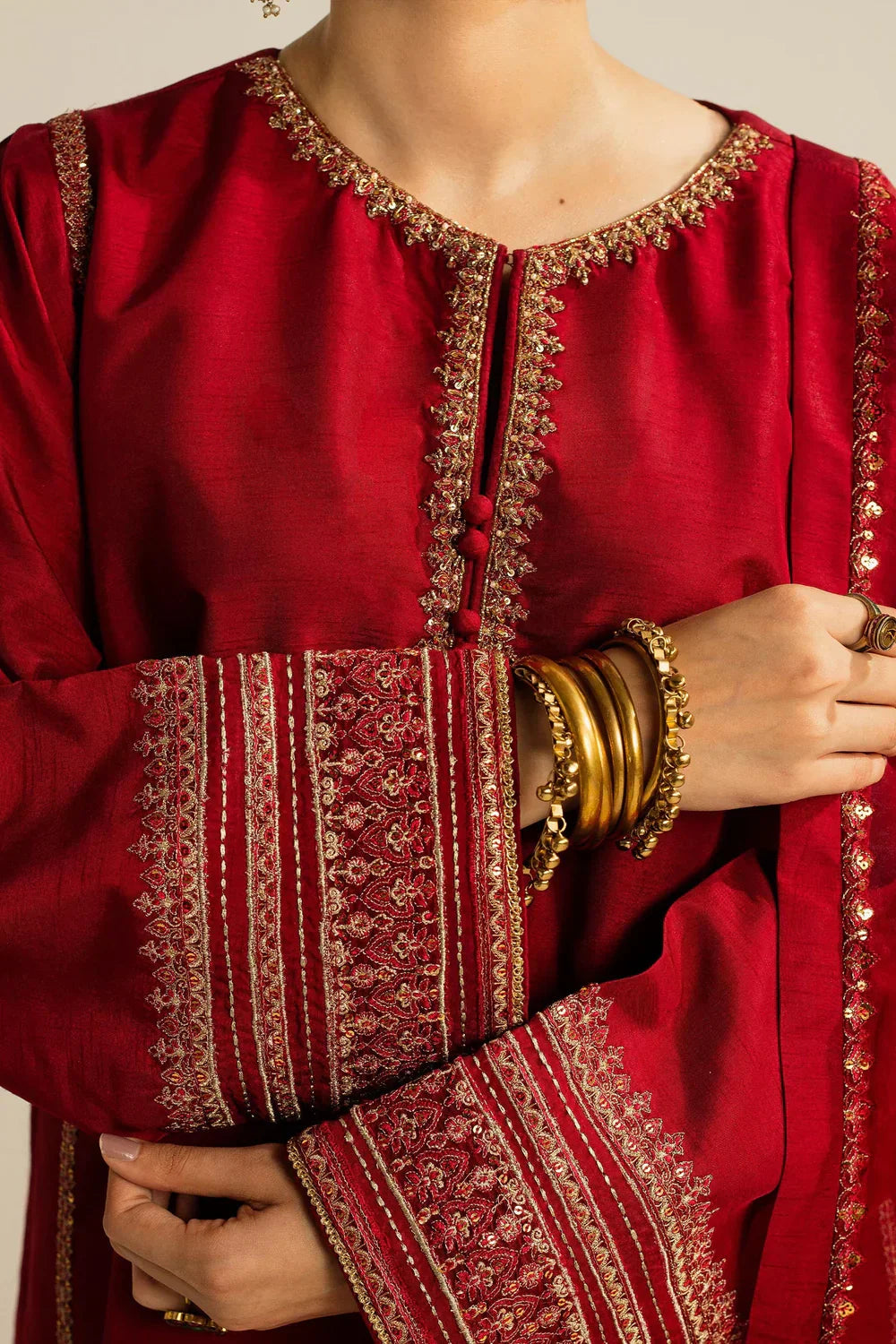 Embroidered Luxury Lawn Unstitched 3Pc | 1052