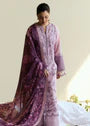 3PC DHANAK EMBROIDERED SHIRT WITH DHANAK PRINT SHAWL AND TROUSER DN-2003