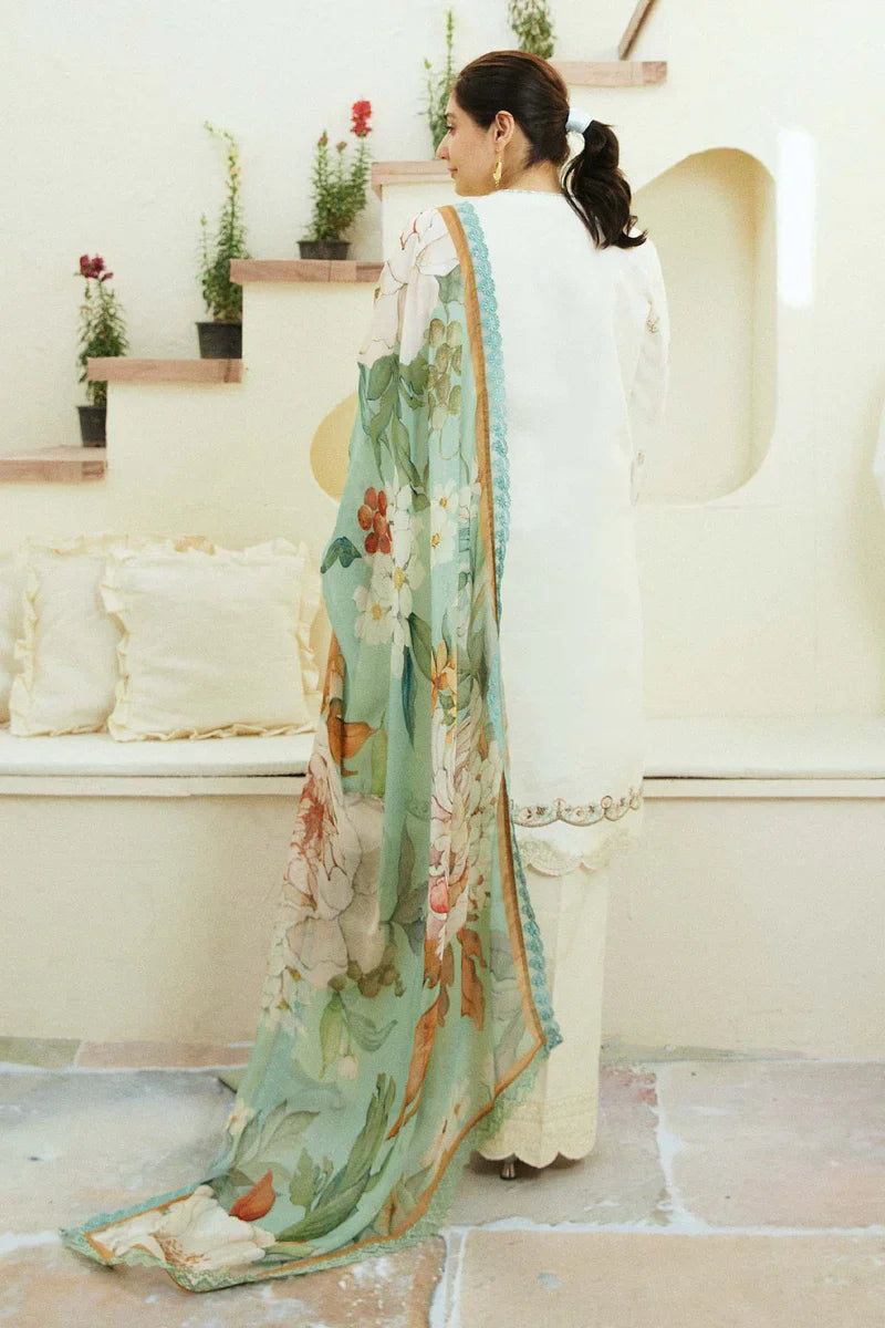 COCO PREMIUM LAWN 3pc Embroided Unstitched Designer suit I 1034