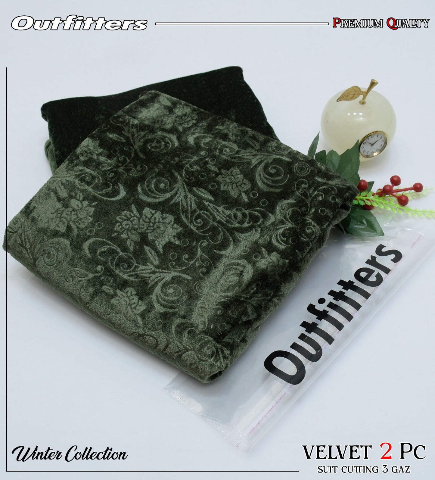 OUTFITTERS KOREAN VALVET 2PC VL-9004