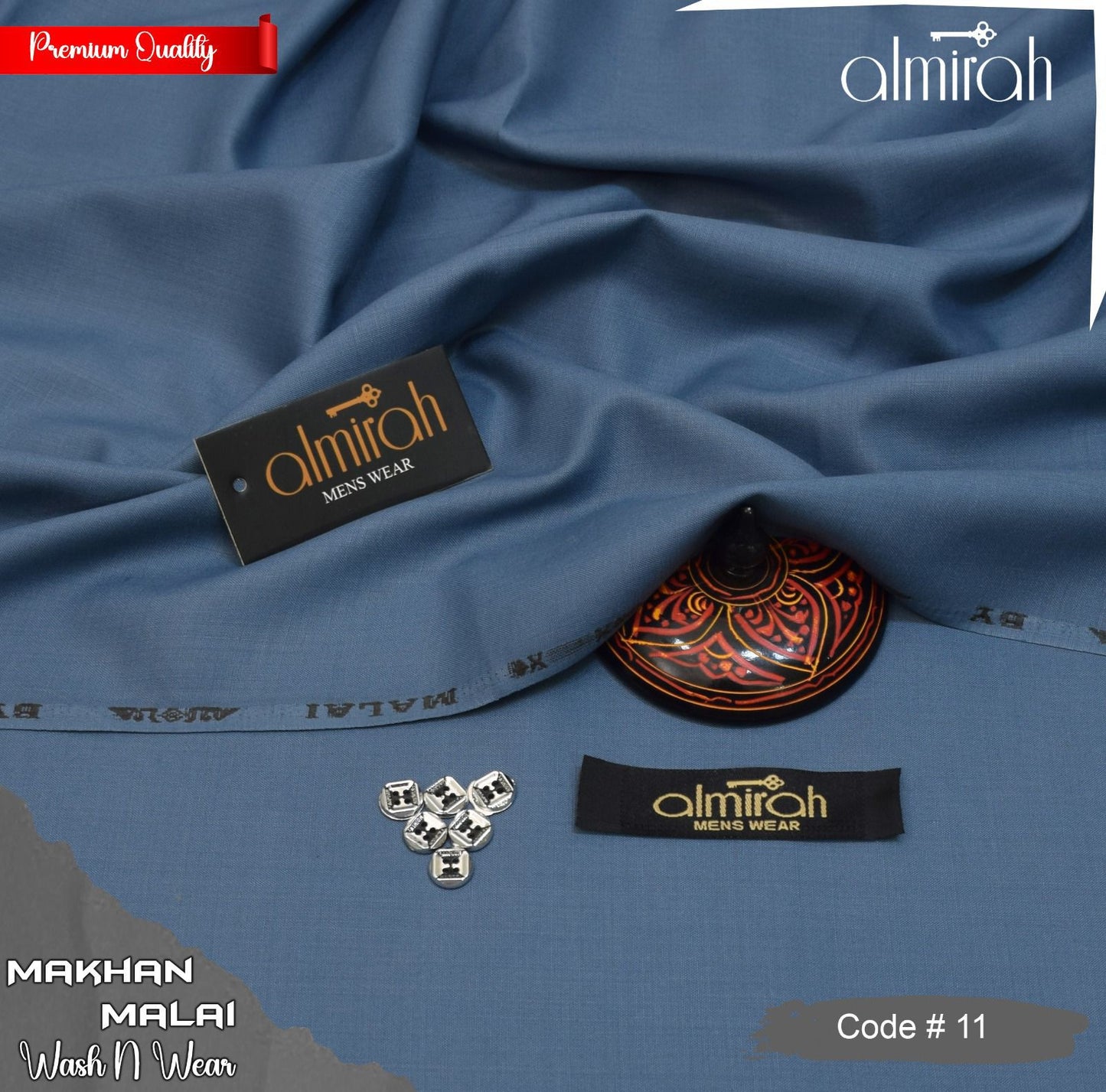 ALMIRAH MAKHAN MALAI MEN'S FOUR SEASON WASH N WEAR JL-1643