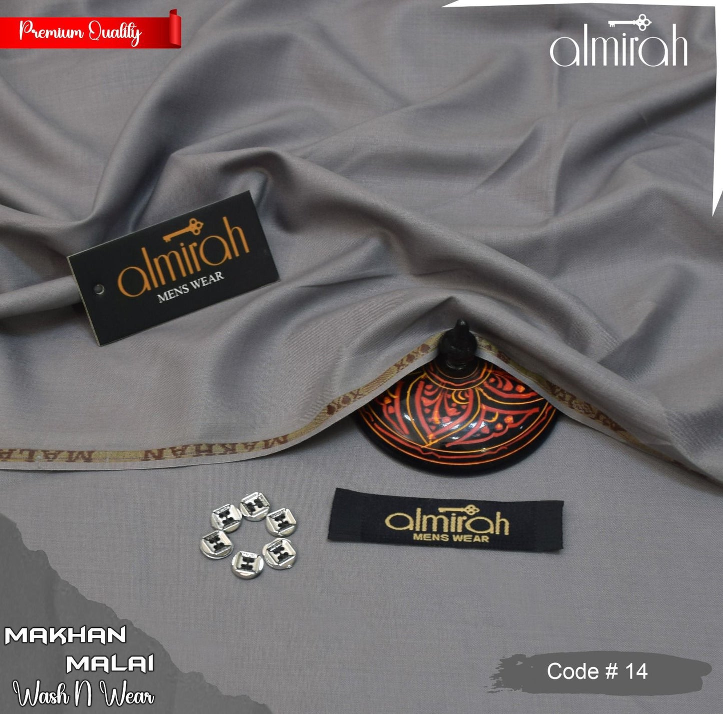 ALMIRAH MAKHAN MALAI MEN'S FOUR SEASON WASH N WEAR JL-1650