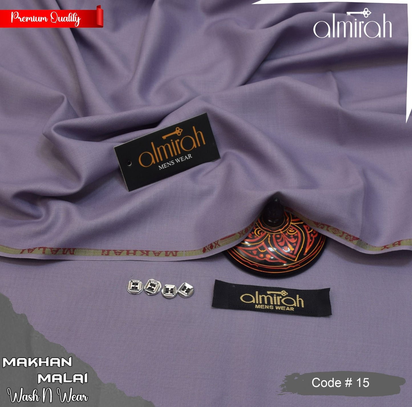 ALMIRAH MAKHAN MALAI MEN'S FOUR SEASON WASH N WEAR JL-1649