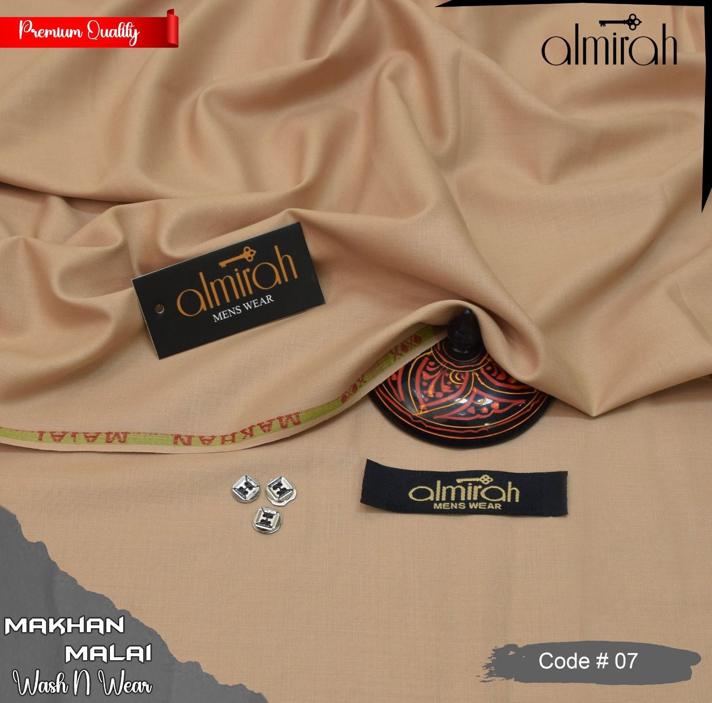 ALMIRAH MAKHAN MALAI MEN'S FOUR SEASON WASH N WEAR JL-1651