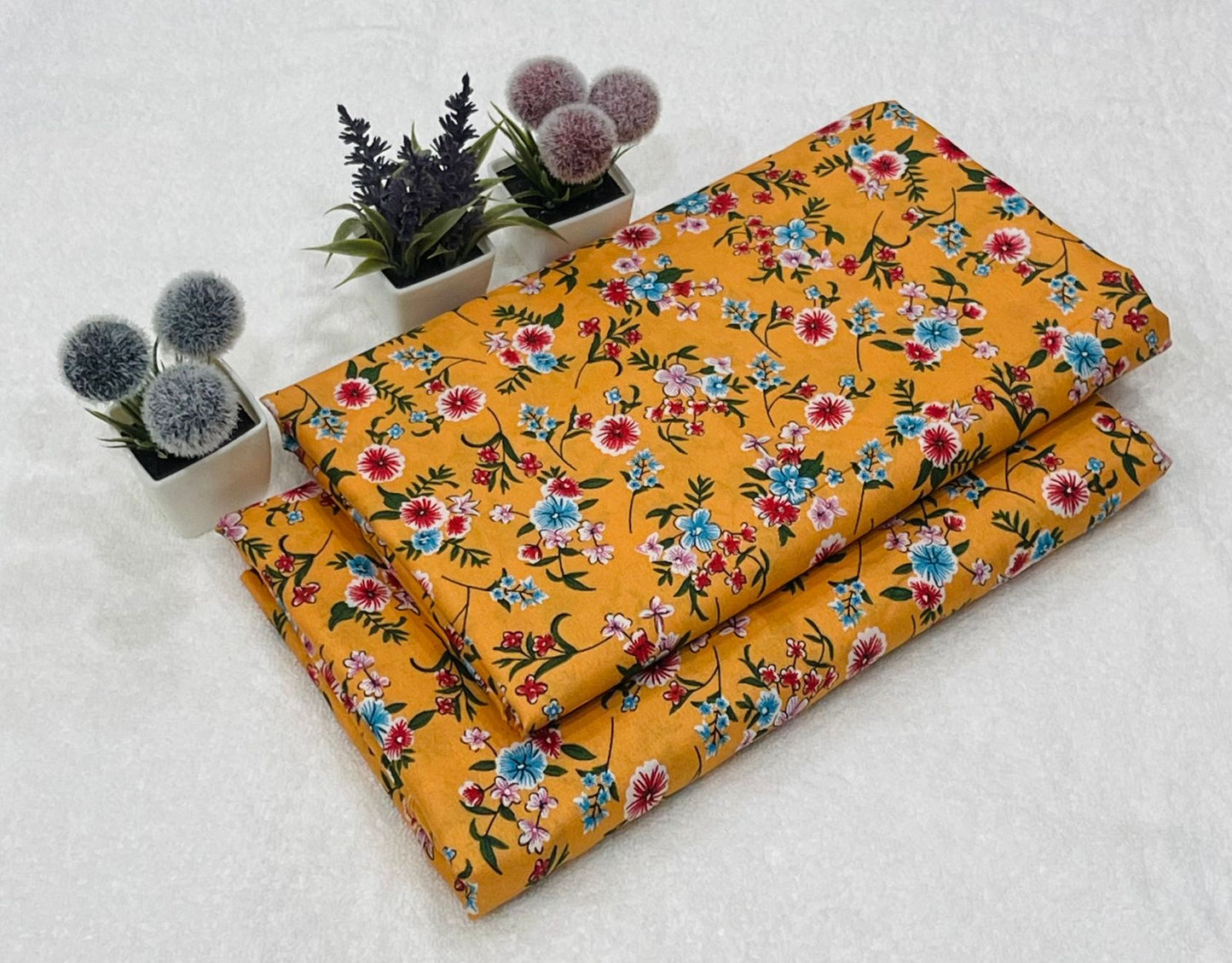 2025-FLORAL PRINTS 2PC SUMMER WEAR SL-223