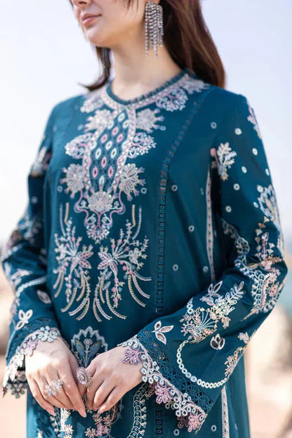 Embroidered Luxury Lawn Unstitched 3Pc | 1037