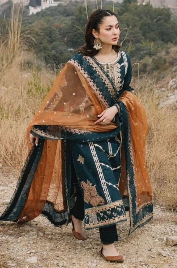 3PC Lawn Embroidered SM-239