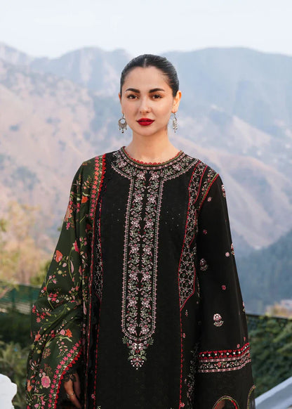 Embroidered Luxury Lawn Unstitched 3Pc | 1061