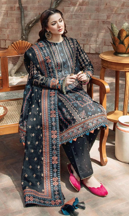 Lawn 3PC Embroidered SM-185