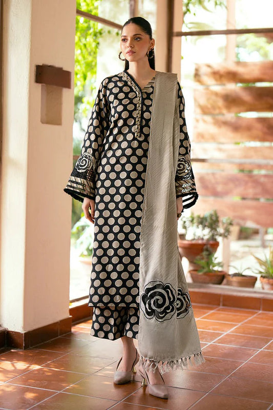 3PC Digital Printed Lawn Shirt With Digital Printed Dupatta-1089
