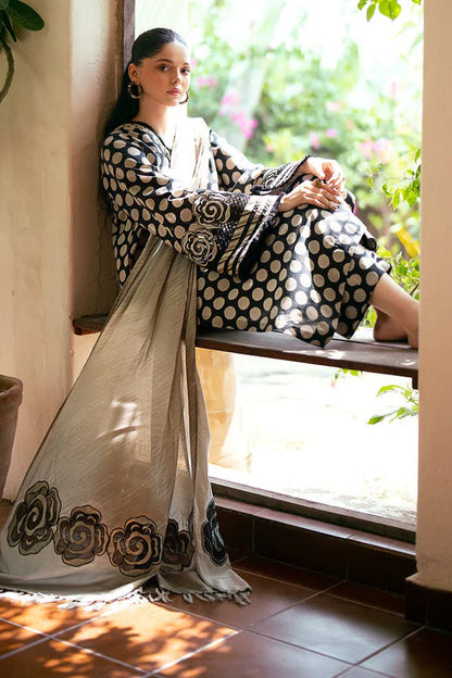 3PC Digital Printed Lawn Shirt With Digital Printed Dupatta-1089