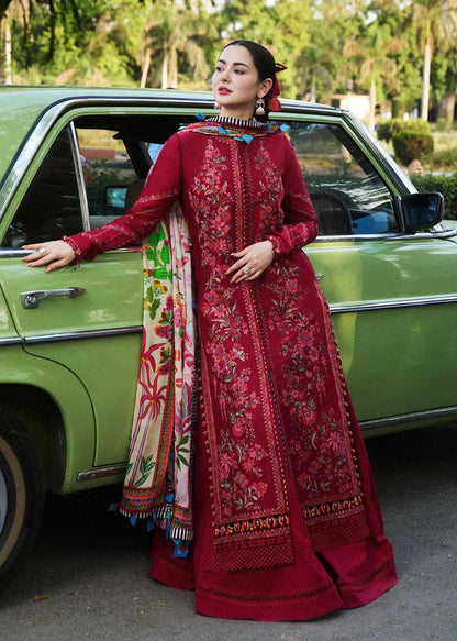 Embroidered Luxury Lawn Unstitched 3Pc | 1000