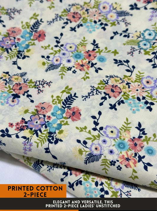 2-PC ALL OVER PRINTED POLO COTTON ( SUMMER )