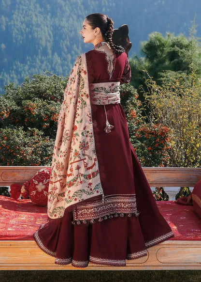 Embroidered Luxury Lawn Unstitched 3Pc | 1065