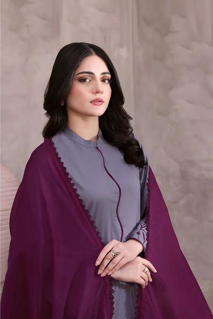 3PC Lawn Shirt With EMBROIDERY Dupatta NQ-1106