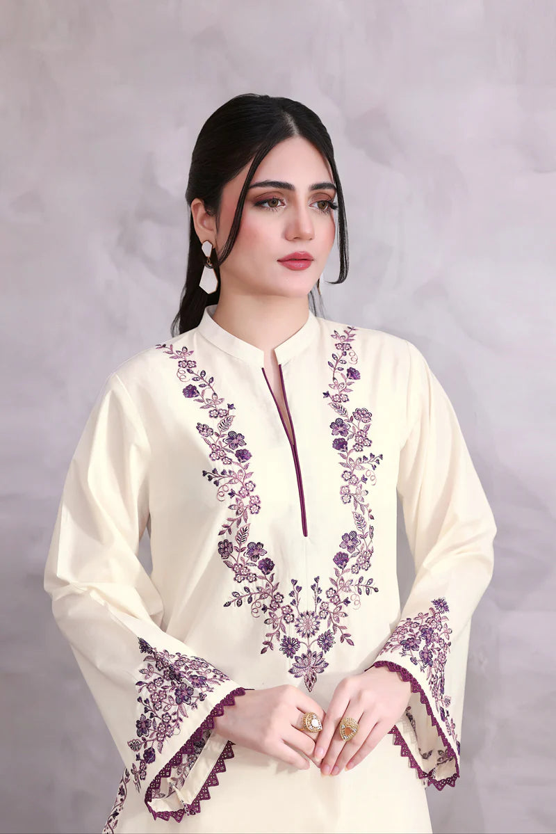 3PC Lawn Shirt With EMBROIDERY Dupatta NQ-1105