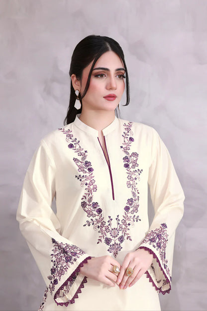 3PC Lawn Shirt With EMBROIDERY Dupatta NQ-1105