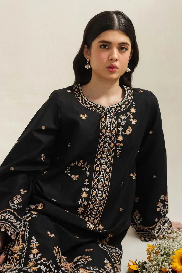 Embroidered Luxury Lawn Unstitched 3Pc | 1002