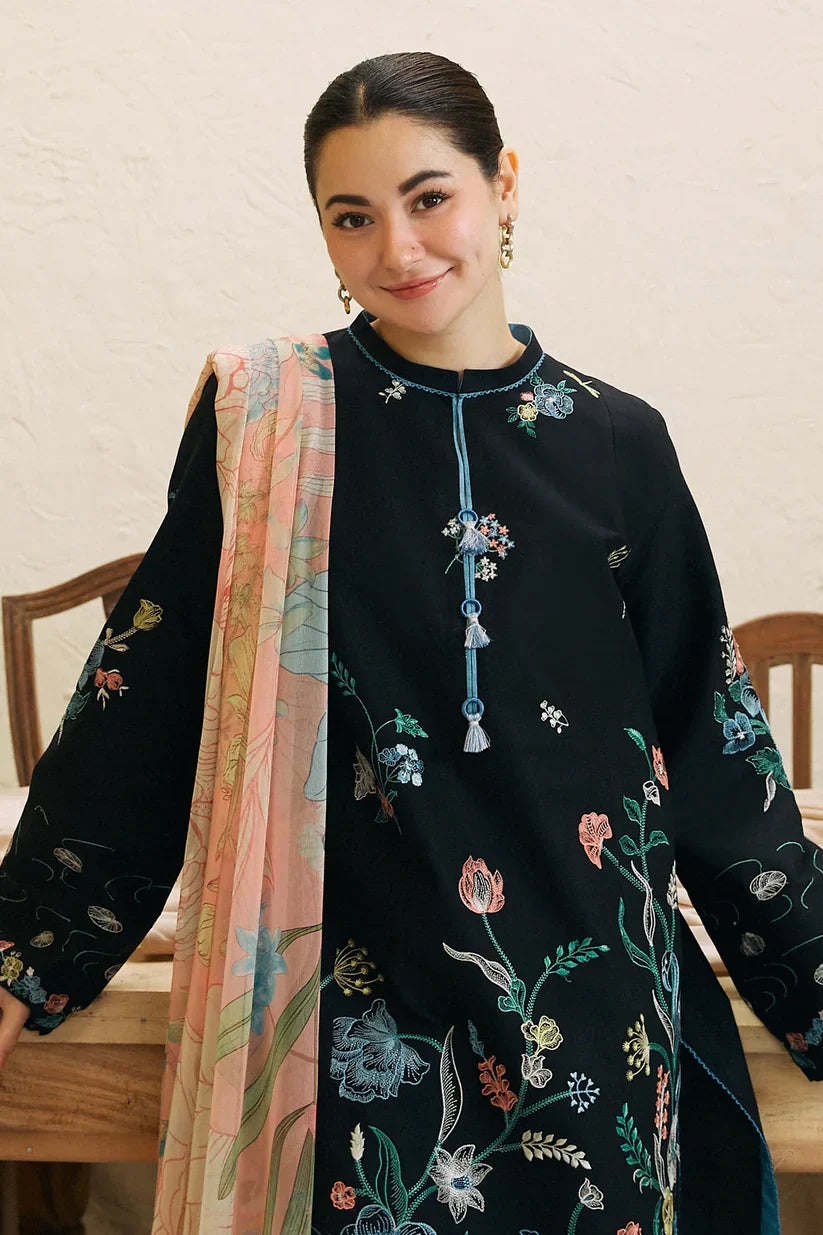 Embroidered Luxury Lawn Unstitched 3Pc | 1017