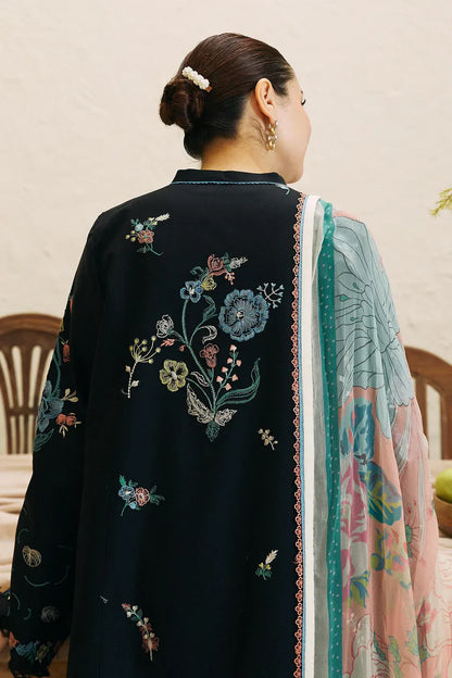 Embroidered Luxury Lawn Unstitched 3Pc | 1017