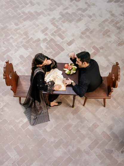 IZEL-Dhanak Embroidered Suit DN-2097