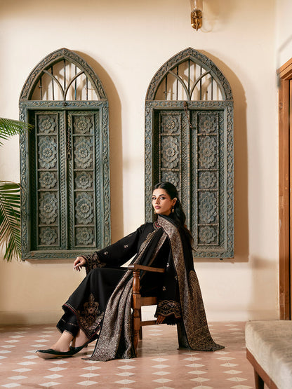 IZEL-Dhanak Embroidered Suit DN-2097