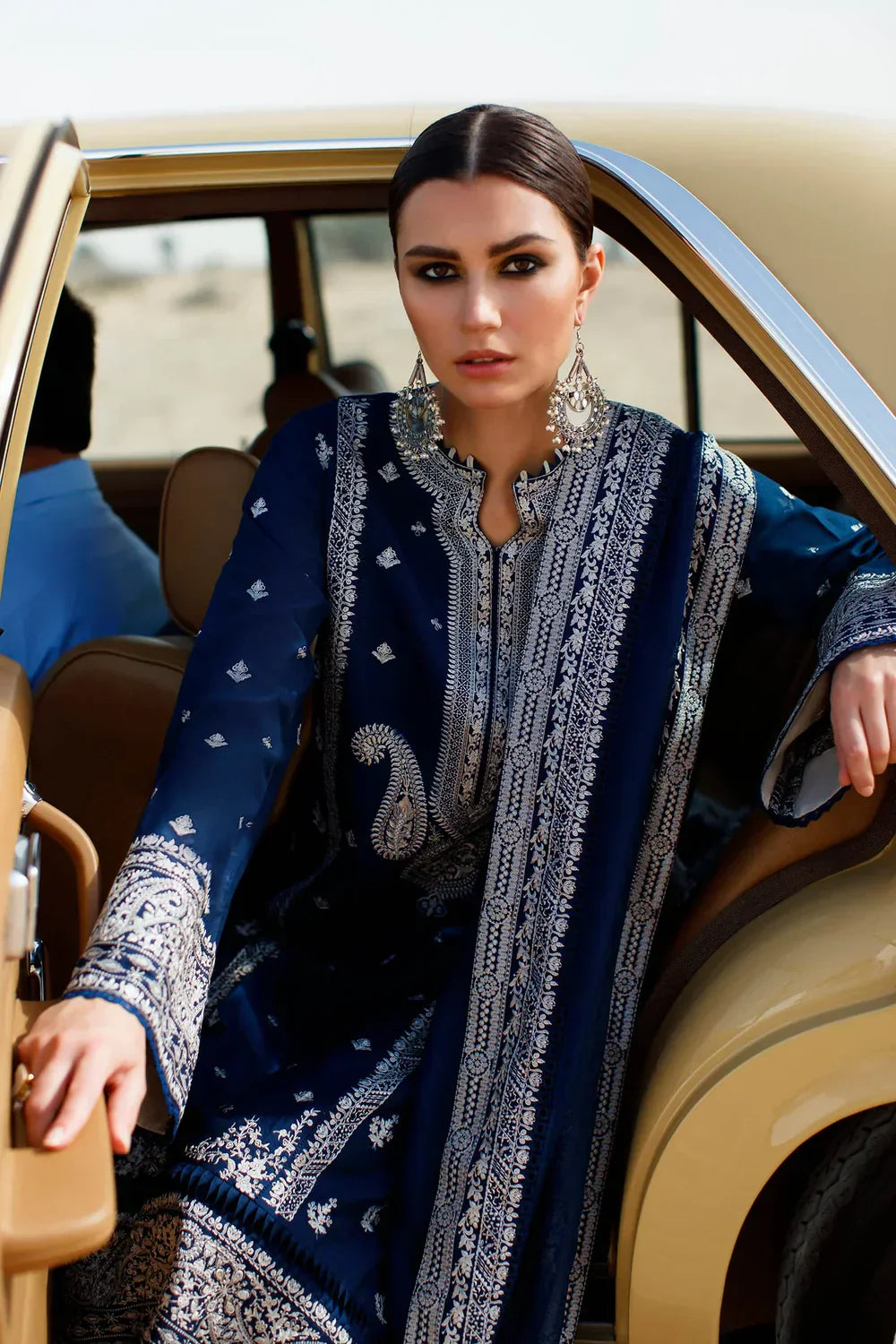 Embroidered Luxury Lawn Unstitched 3Pc | 1010