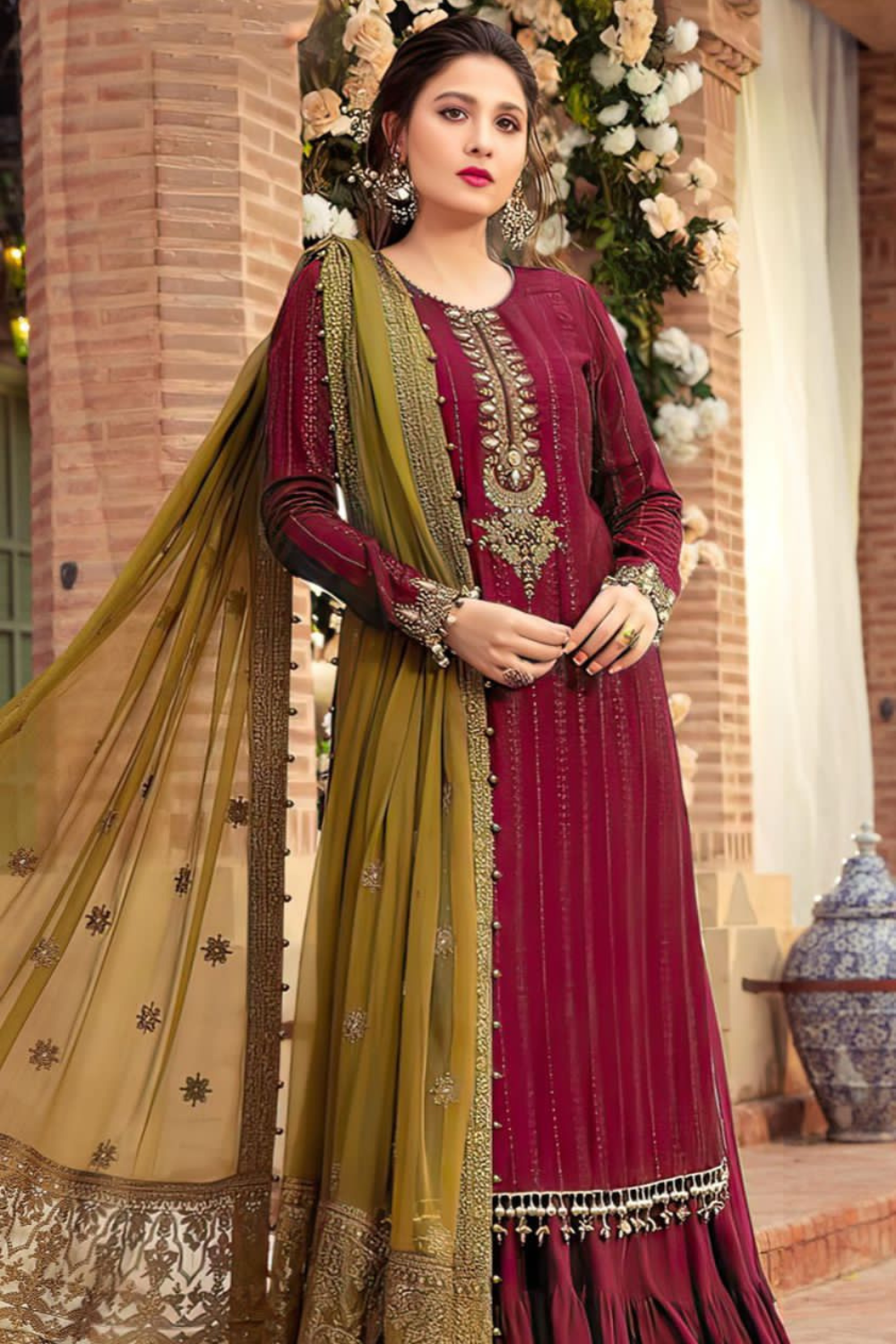 Lawn 3PC Embroidered SM-153