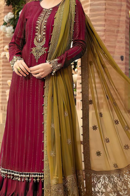 Lawn 3PC Embroidered SM-153