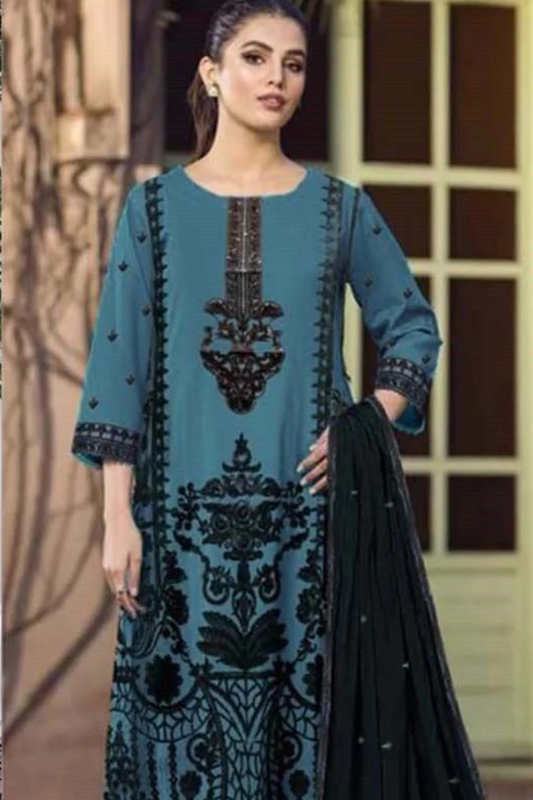 Lawn 3PC Embroidered SM-201