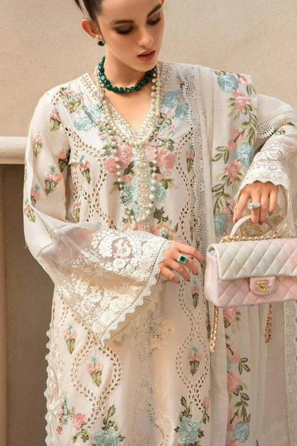 Lawn 3PC Embroidered SM-180