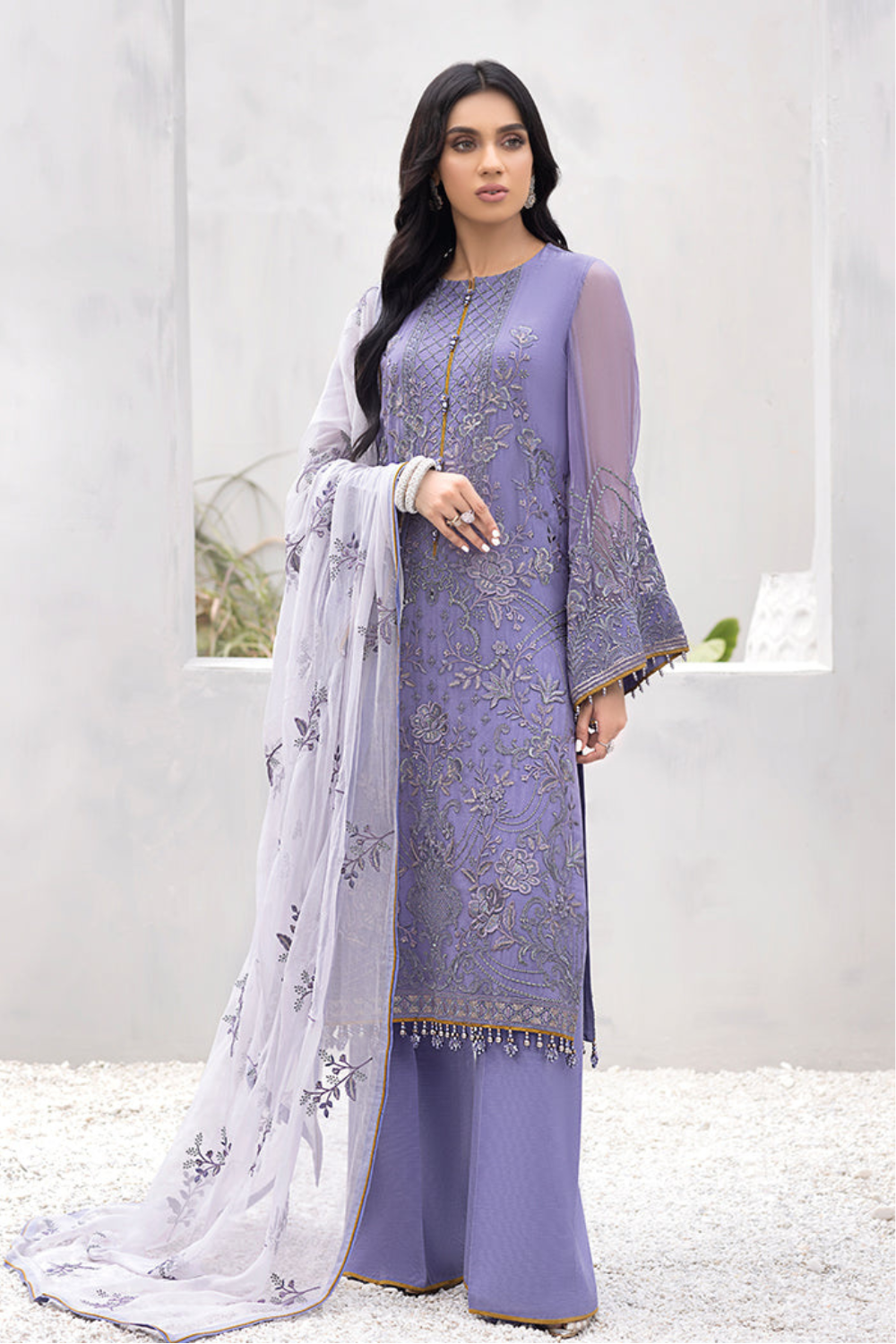 Lawn 3PC Embroidered SM-179