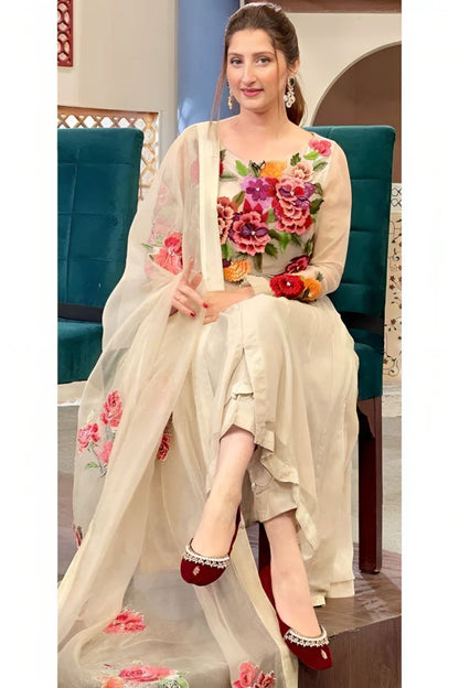 Lawn 3PC Embroidered SM-188