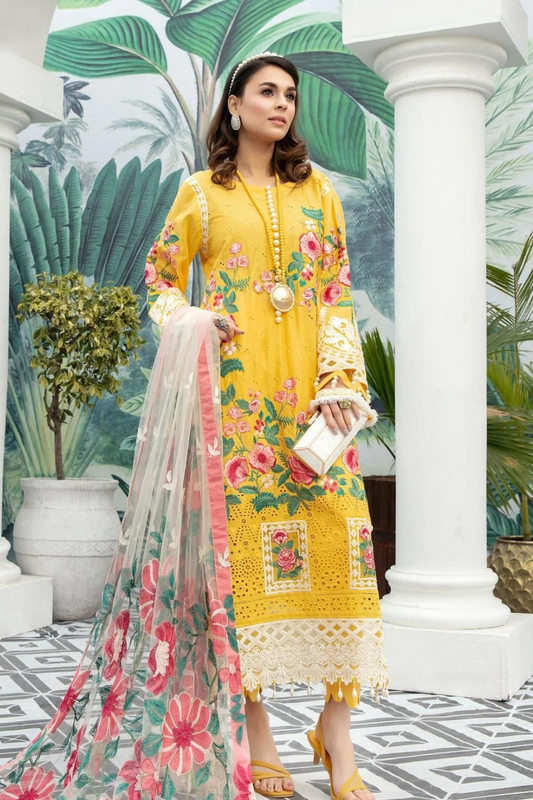 Lawn 3PC Embroidered SM-175