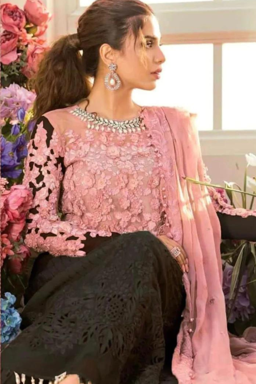 Lawn 3PC Embroidered SM-168