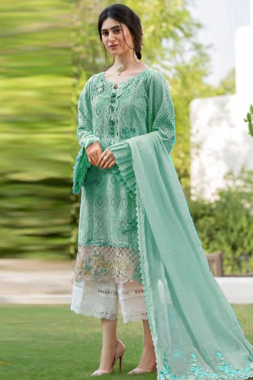 Lawn 3PC Embroidered SM-167