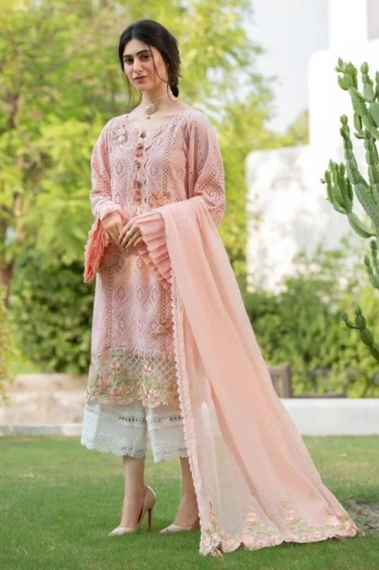 Lawn 3PC Embroidered SM-165