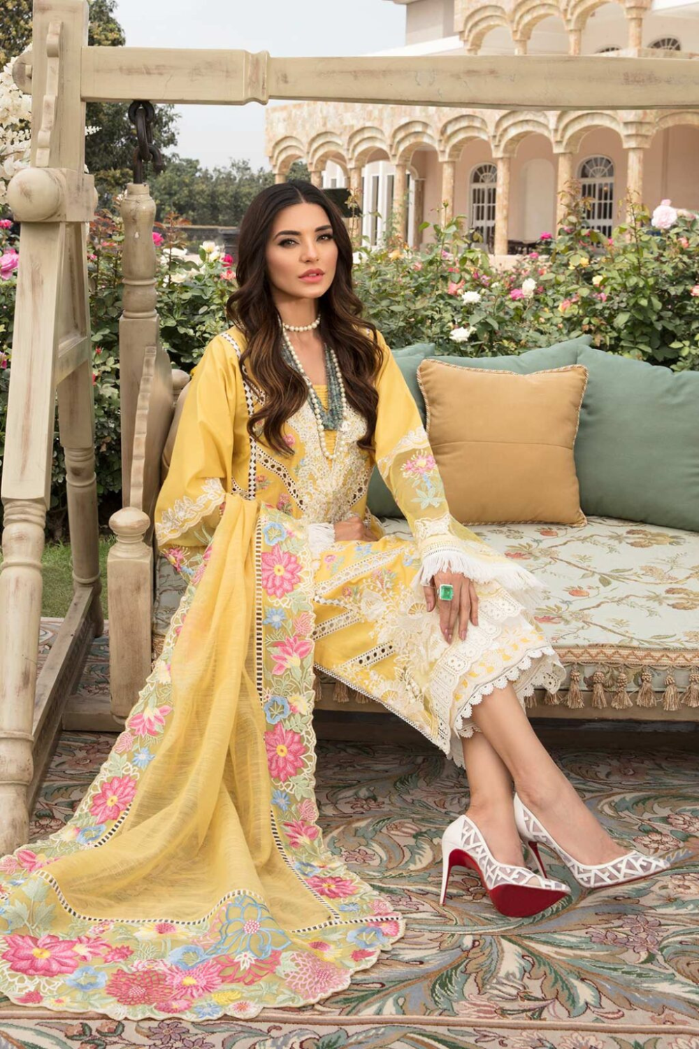 Lawn 3PC Embroidered SM-181