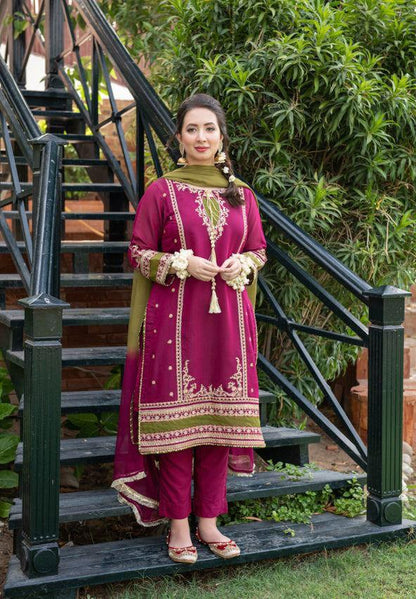 3PC Lawn Embroidered SM-237