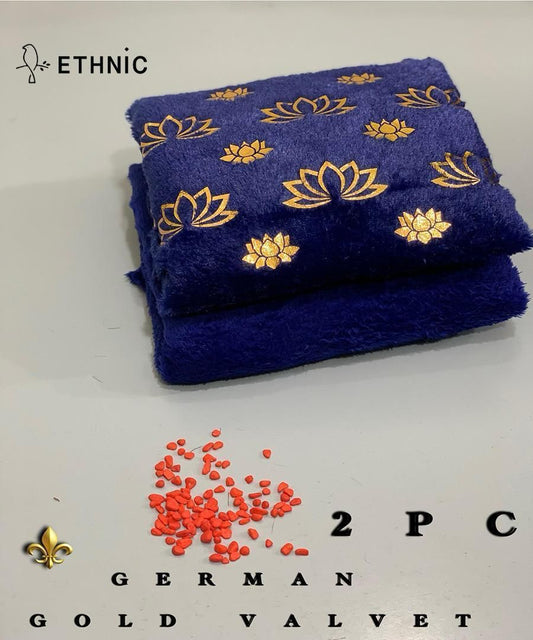 PREMIUM ETHNIC GOLDEN VALVET 2PC VL-9037