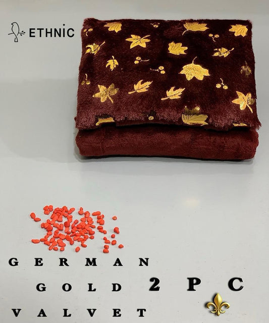 PREMIUM ETHNIC GOLDEN VALVET 2PC VL-9036