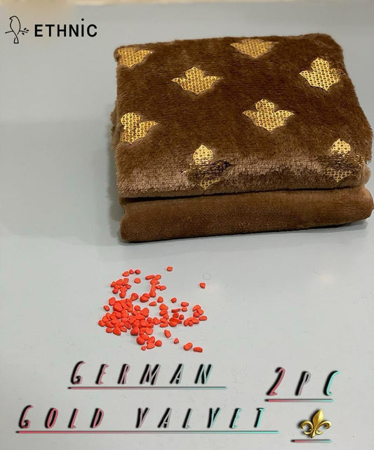 PREMIUM ETHNIC GOLDEN VALVET 2PC VL-9038