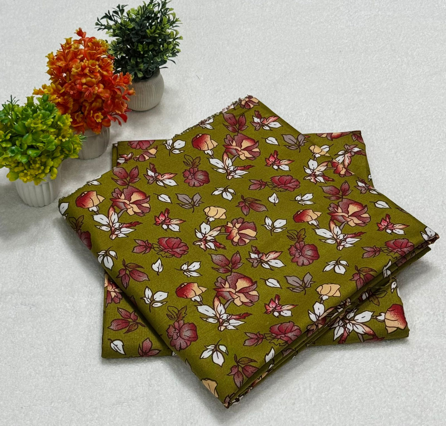 2025-FLORAL PRINTS 2PC SUMMER WEAR SL-220