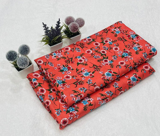 2025-FLORAL PRINTS 2PC SUMMER WEAR SL-222