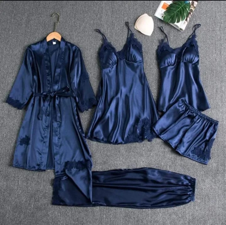 PREMIUM PACK OF 5 NIGHT WEAR NAVY NW-3004