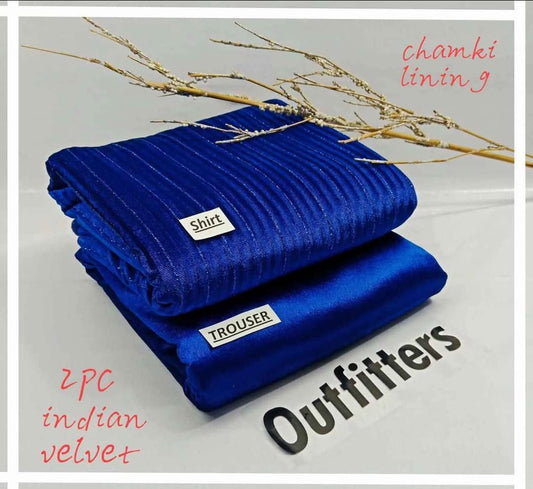 STAR INDIAN CHAMKI LINING OUTFITTER VALVET 2PC VL-9064