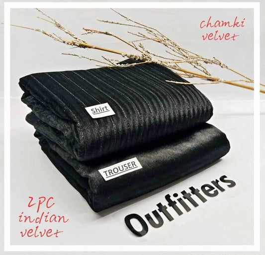 STAR INDIAN CHAMKI LINING OUTFITTER VALVET 2PC VL-9067