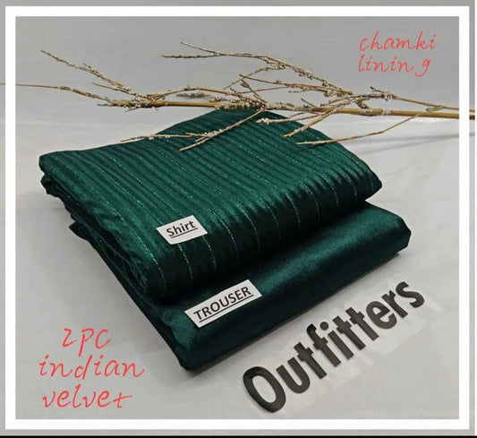 STAR INDIAN CHAMKI LINING OUTFITTER VALVET 2PC VL-9069