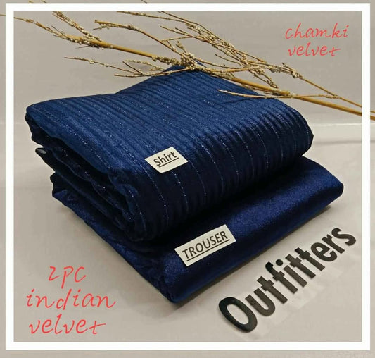 STAR INDIAN CHAMKI LINING OUTFITTER VALVET 2PC VL-9068