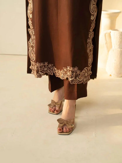 3PC Lawn Shirt With EMBROIDERY Dupatta NQ-1107